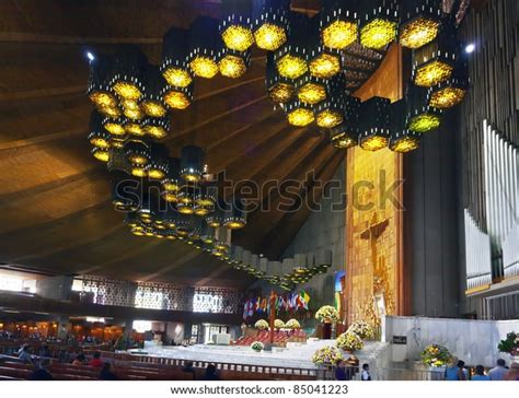 Interior Basilica Our Lady Guadalupe Mexico Stock Photo (Edit Now) 85041223