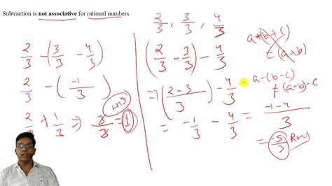 Class 8 Lec 4 Associative Property For Rational Numbers Ncert Chapter 1 Class 8 Youtube