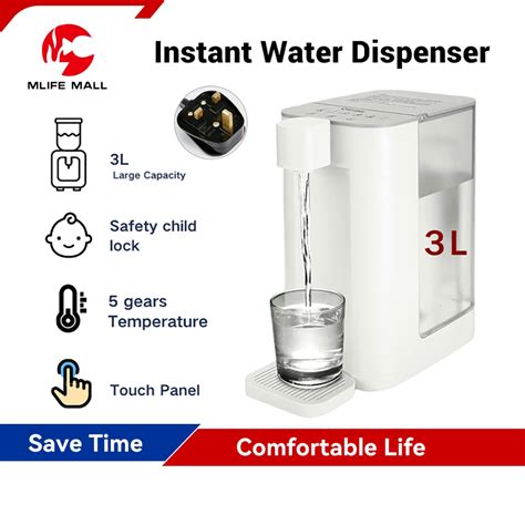 Instant Water Dispenser Hot Water Heater Dispenser Adjustment Temperature L Fast Heat Desktop