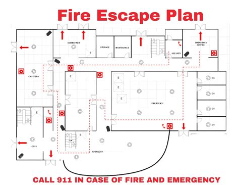 Airbnb Emergency Fire Escape Plan,evacuation Safety Plan ,airbnb Signs