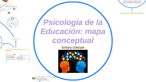 Psicolog A De La Educaci N Mapa Conceptual By Brittany Gillespie On Prezi