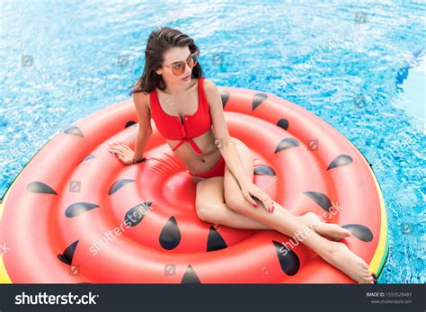 Summer Vacation Enjoying Woman Bikini On Stock Photo Shutterstock
