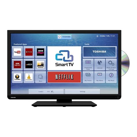 Toshiba 32D3453 32 HD Ready Smart LED TV DVD Combi With Freeview HD