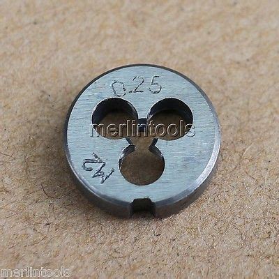 2mm x 25 오른손 나사 다이 M2 x 0 25mm 피치 hand threaded threading diesm2