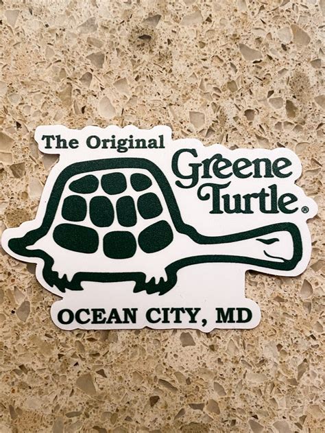 Original GT Logo Sticker | The Original Greene Turtle Apparel