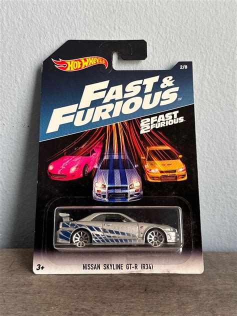 Hot Wheels Fast And Furious Nissan Skyline GTR R Hobbies Toys Toys Games On Carousell