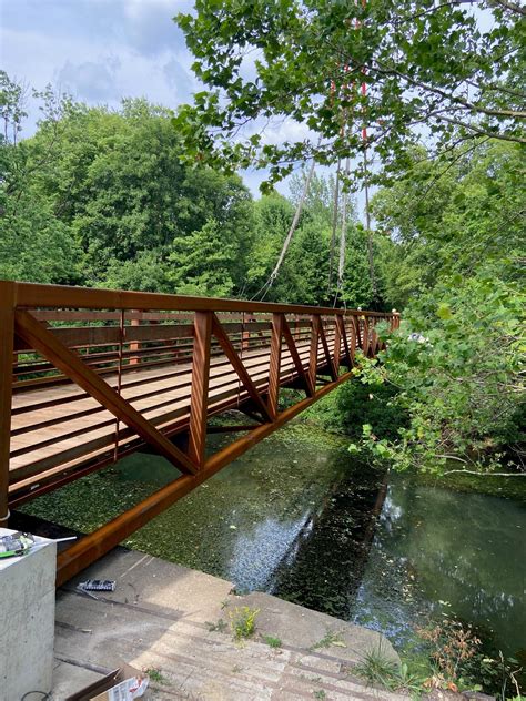 New Pedestrian Bridge Over Ohio-Erie Canal Connects Trails | Pickaway County Park District