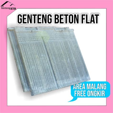 Jual Genteng Beton Flat Minimalis Shopee Indonesia