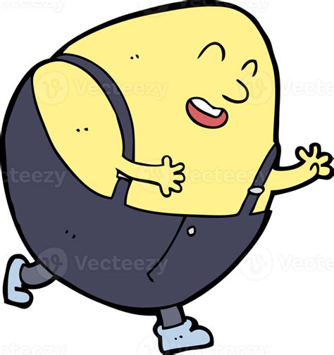 Cartoon Humpty Dumpty Egg Character 45216761 Png