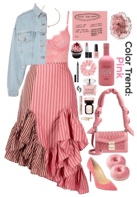 Color Trend Pink Outfit Shoplook Fashion Pink Outfit Pink Outfits