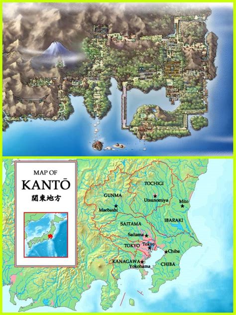 🏔the Kanto Region In The Real World Part 1🗾 Pokémon Amino