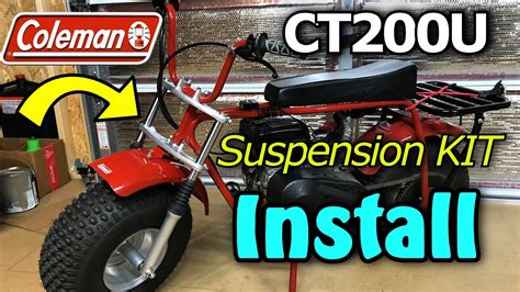 New Fork Suspension Kit For Coleman Ct200u Mini Bike Detailed How To