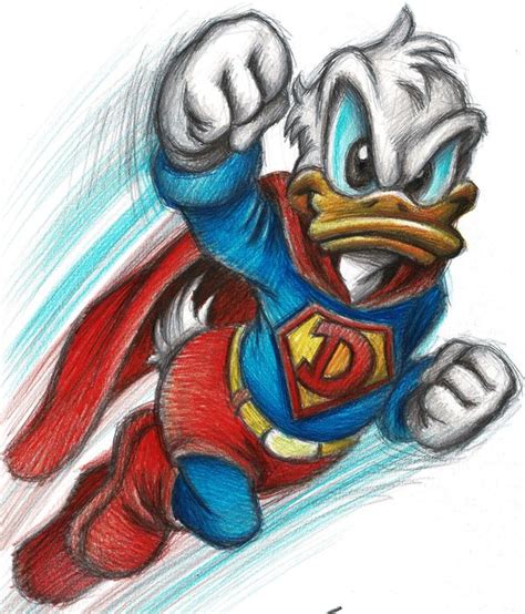 Super Duck Original Drawing Vizcarra Joan Arte Catawiki