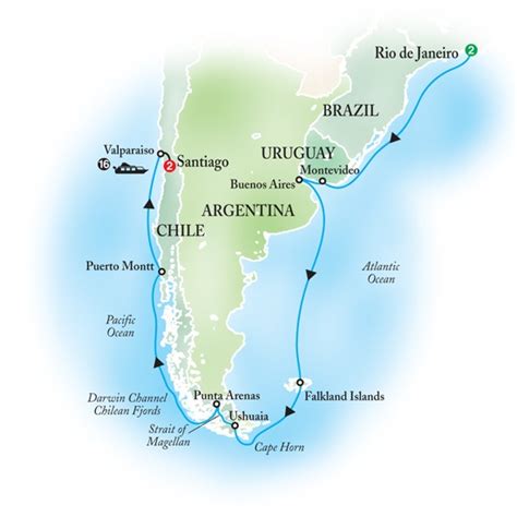 Cruise South America Around Cape Horn Through The Strait Of Magellan