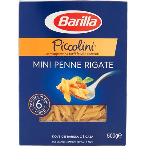 Penne Rigate Mini Piccolini BARILLA 500 G Coop Shop