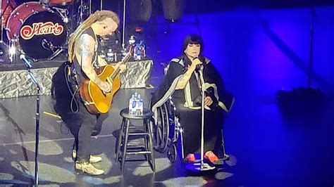 Hearts Ann Wilson: Performing in Wheelchair Due to Injury
