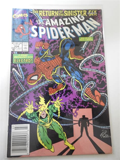 The Amazing Spider Man 334 1990 Comic Books Copper Age Marvel Hipcomic