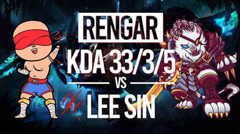 RENGAR Vs LEE SIN JUNGLE Who Is The Best Jungler Lol YouTube