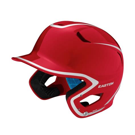 Easton Z5 20 High Gloss Two Tone Batting Helmet Red Silver Walmart