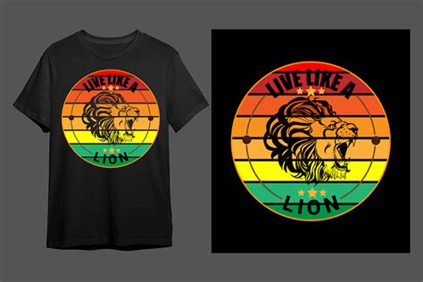 Lion T shirt Design by Shahiduzzaman Khan on Dribbble