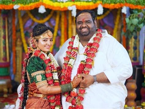 Popular Tamil Film Producer Ravindar Chandrasekaran Marries Actress