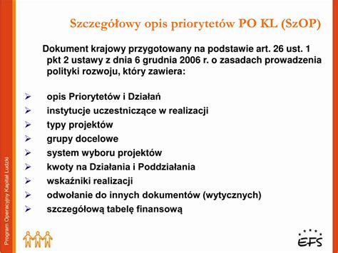 Ppt Plan Dzia Ania Dla Priorytetu Vii W Systemie Wdra Ania Programu