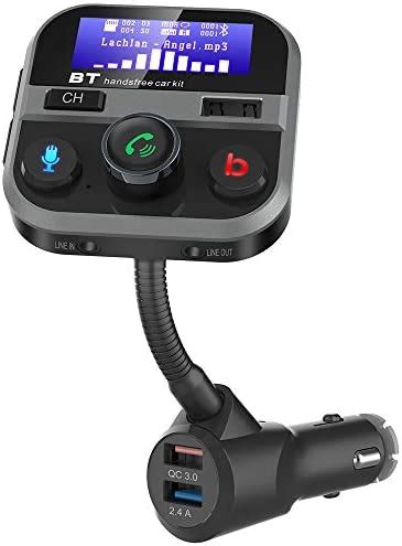 Bluetooth Fm Transmitter For Car Doosl Car Charger Adapter Port