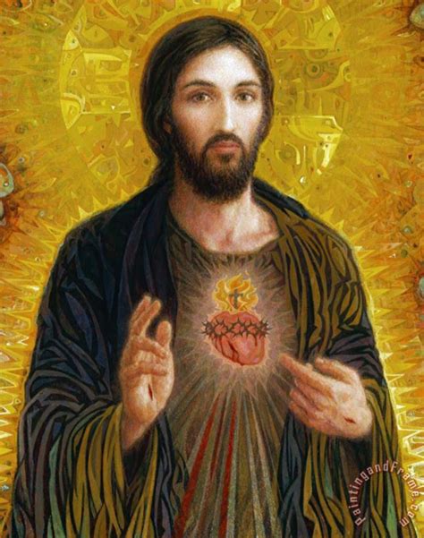 Others Sacred Heart of Jesus painting - Sacred Heart of Jesus print for ...