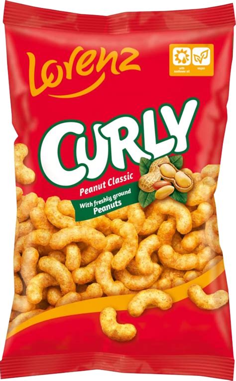 LORENZ CURLY PEANUT CLASSIC SNACKS 120G - 14 PACK : Amazon.co.uk: Grocery