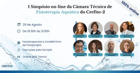 I Simpósio On line da Câmara Técnica de Fisioterapia Aquática do