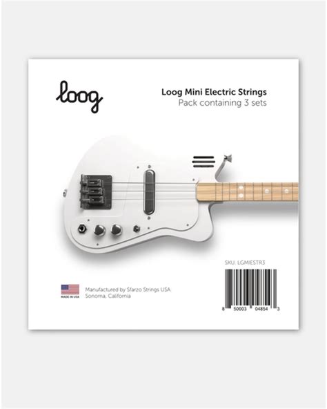 loog mini electric guitar strings – Little