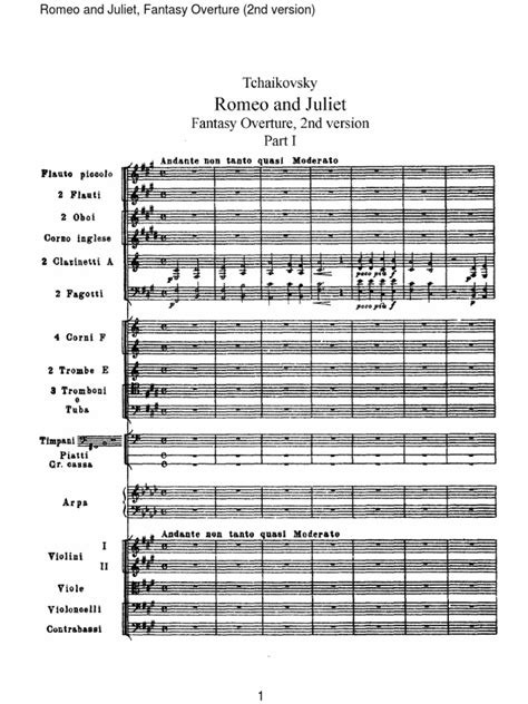 PDF Tchaikovsky Romeo And Juliet I DOKUMEN TIPS