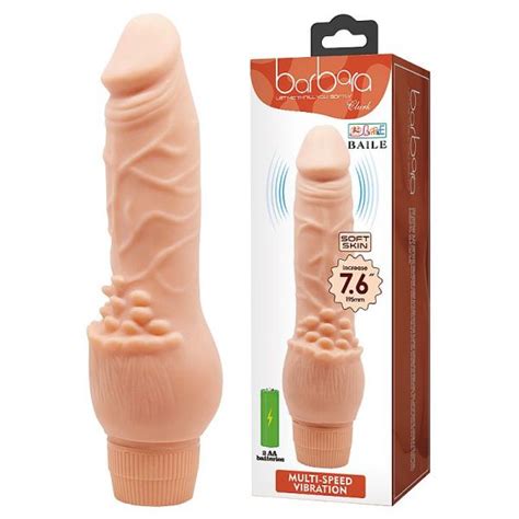 Prótese x cm Realístico Vibro em Silicone Beju Erótic Sex Shop
