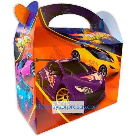 Caja Para Sorpresas Hot Wheels Paquete X 7