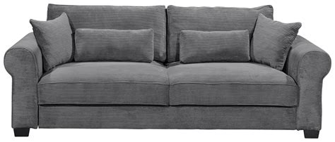 Mid You Sitzer Sofa Mit Schlaf Funktion Angelina Creme Kord Online