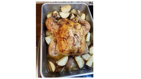 Fresh Oven Baked Whole Chicken 🐔 1st Time Cooking Youtube