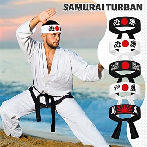 Xtinmee Pcs Japanese Headband Bushido Ninja Headband Sushi Chef