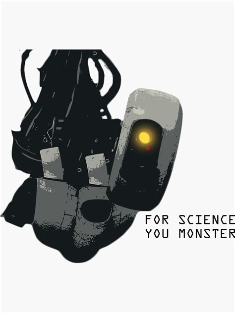 Glados Aperture Sticker For Sale By BasicSeres Redbubble