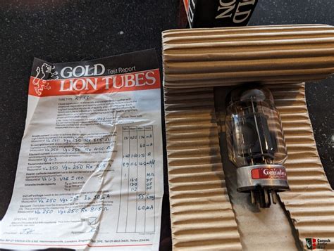 NOS Gold Lion KT 88 Tubes 2 Dealer Ad UK Audio Mart