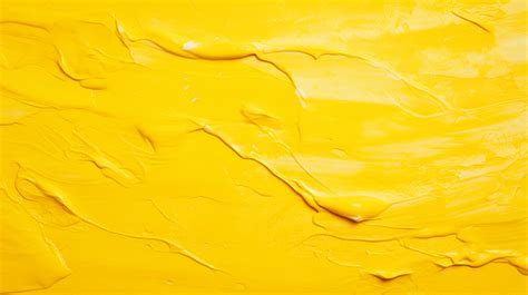 Vibrant Acrylic Paint Texture In Yellow And Blue Hues Background Draw