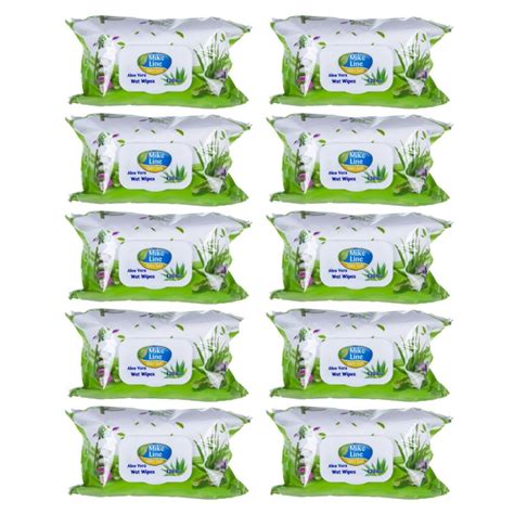 Pachet 10 X 72 Servetele Umede Cu Capac Mike Line Aloe Vera Oferta Pret