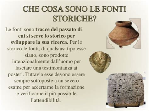 Le Fonti Storiche