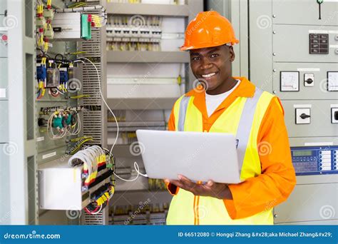 african american electrical engineer stock photo image  hardhat