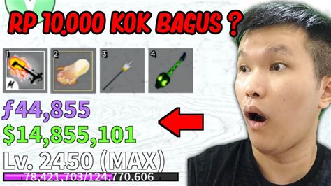 AKUN INI RP 10 RIBU TAPI ISINYA BAGUS BANGET DI BLOX FRUITS Roblox