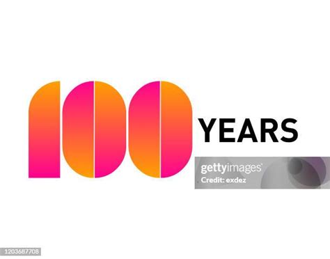 30 Celebrating 100 Years Logo High Res Illustrations - Getty Images