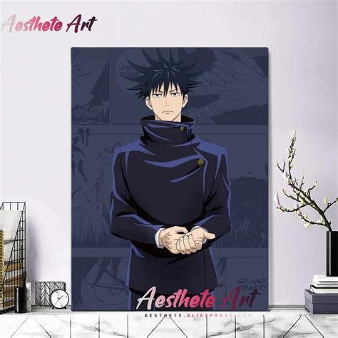 Jujutsu Kaisen Megumi Fushiguro Anime Canvas Painting Wall Art Posters