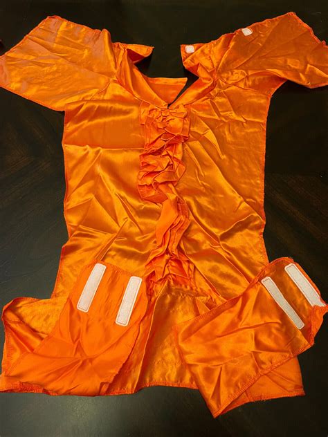 Lloyd Christmas Dumb and Dumber Orange Tuxedo Costume… - Gem