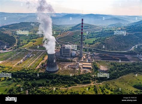 Thermal Power Plant Aerial Stock Photo Alamy