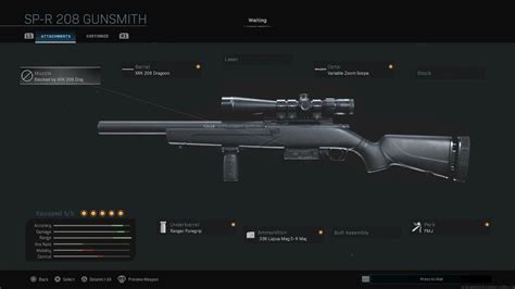 Best Sp R 208 Loadouts In Call Of Duty Modern Warfare And Warzone