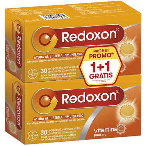 Pachet Vitamina C Mg Cu Aroma De Portocale Redoxon